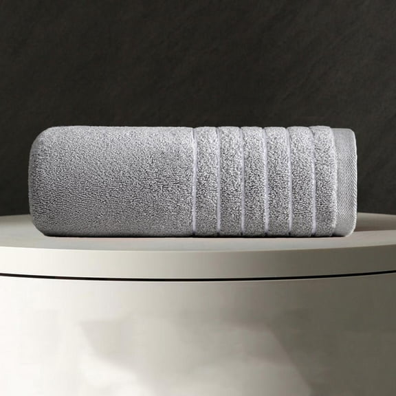 Outoloxit Cotton Towels, Bath Towels for Bathroom Cotton Thick Soft Absorbent Towel Household Wash Face Gift Towel, Gray