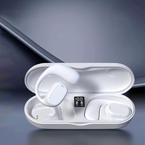 Outoloxit Ear Mounted Sports Bluetooth Earphones with Earless Design, Waterproof Sweatproof, Comfortable Fit for Running and Workout