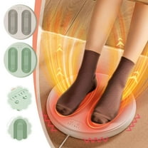 Outoloxit Electric Foot Warmers with Heating and Massage, USB Powered for Home Office Dormitory, 3-Speed Vibration Modes & Intelligent Temperature Control