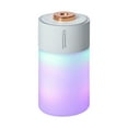 thumbnail image 1 of Summer Savings! Outoloxit Essential Oil Diffuser, 300ml Diffusers for Essential Oil Aromatherapy Diffuser with Adjustablee Mist Mode, 7 Color LED Lights for Home Office Bedroom, White, 1 of 1