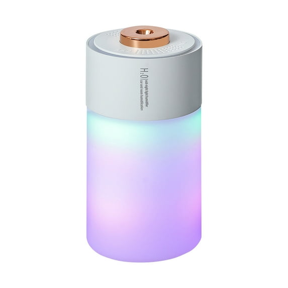 Summer Savings! Outoloxit Essential Oil Diffuser, 300ml Diffusers for Essential Oil Aromatherapy Diffuser with Adjustablee Mist Mode, 7 Color LED Lights for Home Office Bedroom, White