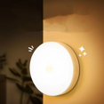 thumbnail image 1 of Outoloxit Human Motion Sensor Night Light, Battery Operated Automatic Bright LED for Bathroom Hallway Bedroom, Magnetic Mount, No Plug Needed, 1 of 8