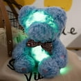 thumbnail image 1 of Outoloxit Light Up Recording Bear Toy - Cute Stuffed Animal with 10-Second Voice Message Recorder & LED Glow, Perfect Valentine's Day Gift for Her, 1 of 6