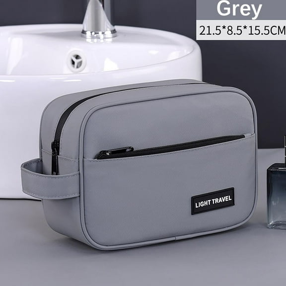 Outoloxit Men's Dopp Kit for Travel - Waterproof Hanging Toiletry Bag with Multiple Compartments, Large Capacity 8.5X6X3.3 Inch, Ideal for Business Trips and Gym