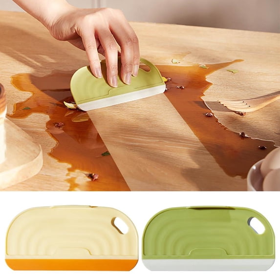 Outoloxit Mini Glass Wiper for Bathroom Mirror Cleaning - Small Squeegee Tool, Compact and Streak-Free for Easy Use on Sink and Surfaces