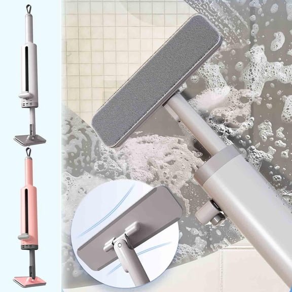 Outoloxit Mini Hands-Free Rotating Flat Mop for Desktop and Household Cleaning