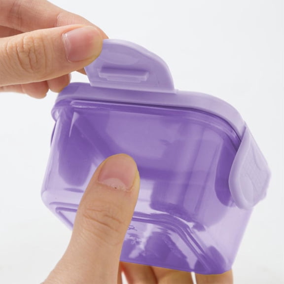 Outoloxit Mini Leak Proof Food Storage Container with Airtight Lid - Microwave & Dishwasher Safe, Stackable for Snacks, Baby Food, Leftovers
