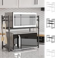 thumbnail image 1 of Outoloxit Multi-Tier Microwave Oven Shelf with No-Drill Installation, Rust-Proof Design for Kitchen Countertop Organization and Storage, 1 of 7