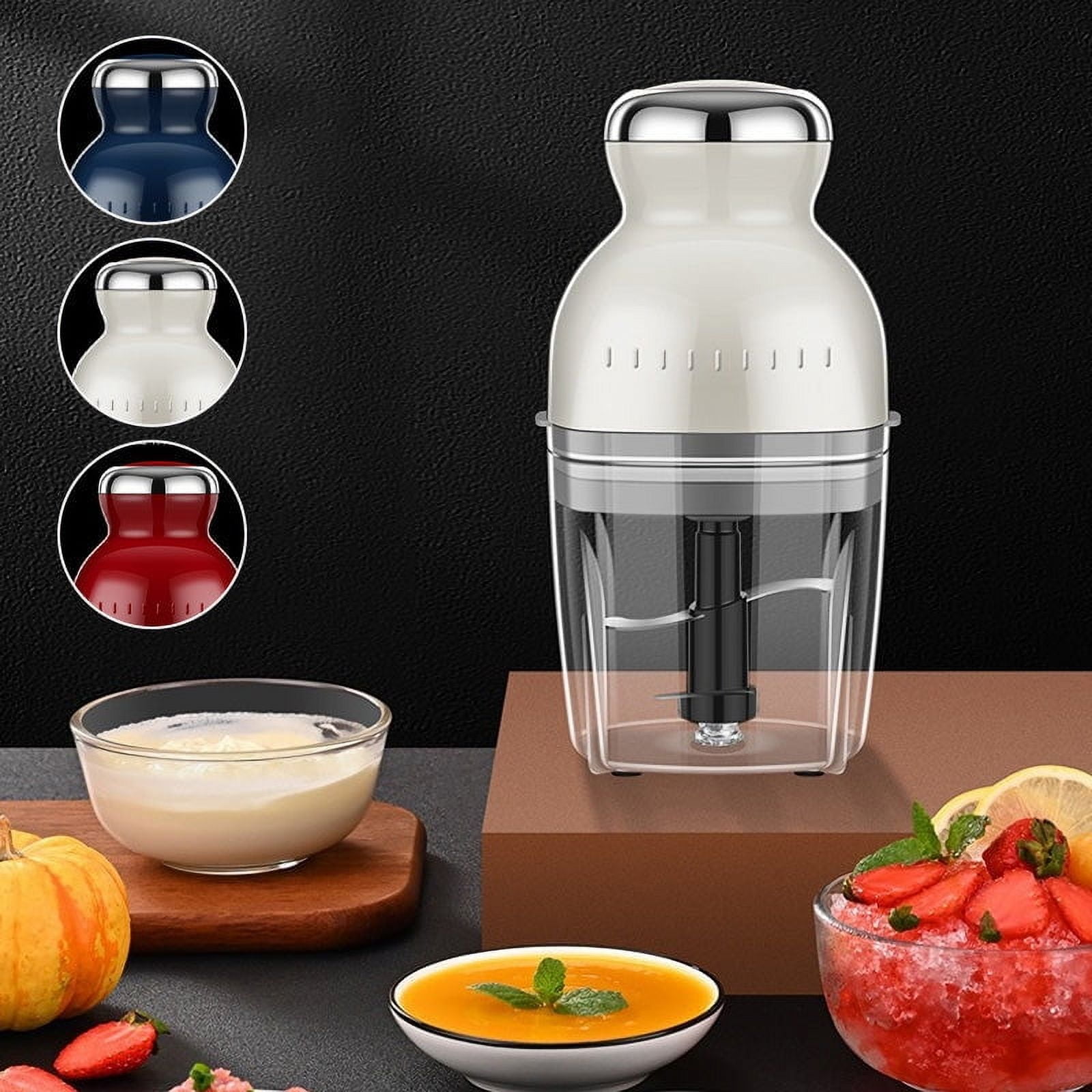 Outoloxit Multifunctional Mini Food Processor and Juicer with Meat Grinder, Portable Stainless Steel, 500ml Capacity, for Easy Cooking and Cleaning