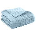 thumbnail image 1 of Outoloxit Muslin Blanket for Adults 59x79 Inches 100% Cotton Lightweight Breathable Summer Travel Bed Sofa Throw, 1 of 8