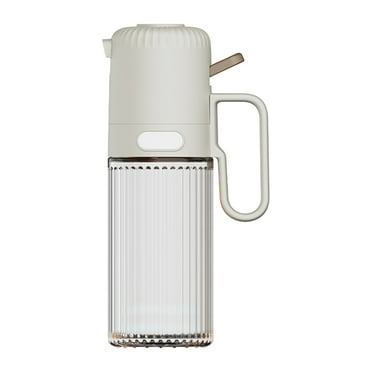 Outoloxit Oil Sprayer for Cooking, Oil Misters, 230ml Spray Bottle, Olive Oil Spray for Salades, BBQ, Kitchen Baking, Roasting, White