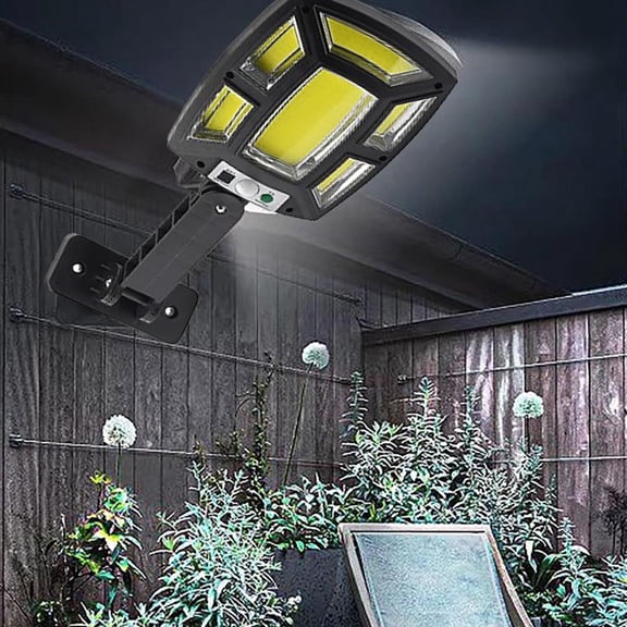 Outoloxit Outdoor Solar Security Wall Light with Motion Sensor and 3 Modes Wireless for Garden Yard Driveway Patio Lighting
