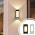 thumbnail image 1 of Outoloxit Outdoor Wall Light Aluminum Alloy Waterproof White Warm Yellow Exterior Sconce for Patio Garden Home Decoration, 1 of 8