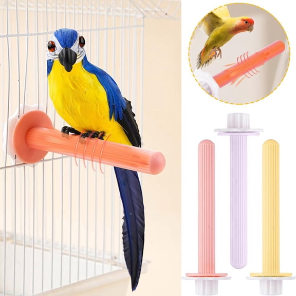 Outoloxit Pet Bird Heated Perch with Temperature Control, USB-Powered Cage Heater for Budgies and Canaries, Safe Warming Perch