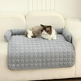thumbnail image 1 of Outoloxit Plush Pet Bed for Dogs and Cats, 29.5X29.5 Inch Sofa Cushion with Non-Slip Bottom, Machine Washable and Portable for Home and Travel, 1 of 8