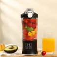 thumbnail image 1 of Outoloxit Portable Juicer Blender 600ml with Ice Crushing 10-Blade Stainless Steel Waterproof Rechargeable Battery for Smoothies Juices and Shakes, 1 of 8