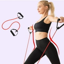 Outoloxit Resistance Bands for Workout Yoga Pilates, Portable Exercise Bands with Handles for Home Gym, Arm Leg Back Strength Training, Stretching Equipment for Men Women