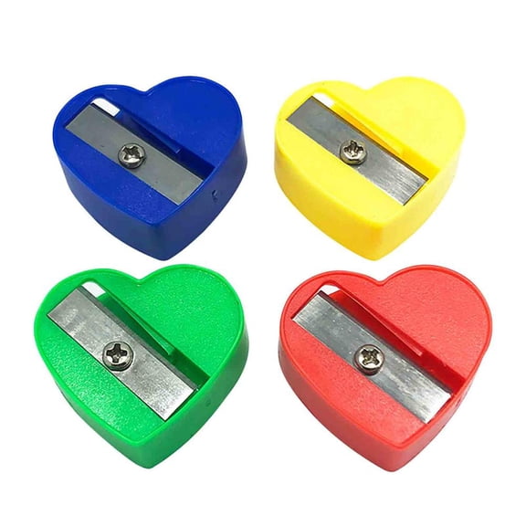 Outoloxit Single-Hole Alloy Pencil Sharpener, Compact Carbon Steel Blade for Desk Use, Portable Home Office Accessory