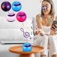 thumbnail image 1 of Outoloxit Smart Bluetooth Speaker with 360° Panoramic Sound, High-Fidelity Audio, RGB Party Lights, and 8-Hour Battery for Home & Party Use, 1 of 8
