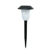 Outoloxit Solar Street Light - Solar Street Light Against A Variety Of Extremis Weather, Automatic On/off, Garden Lights Solar Powered for 8-10 Hours, Courtyard Sidewalk, Black