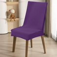 thumbnail image 1 of Outoloxit Solid Color Brushed High Elastic Chair Cover - Soft, Waterproof & Dirt-Resistant Slipcover for Dining Chairs, Universal Fit 16-24 Inch, Machine Washable, 1 of 8