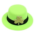 thumbnail image 1 of Outoloxit St. Patrick's Day Green Hat Hair Card Top Hat Decoration Irish Festival, 1 of 5