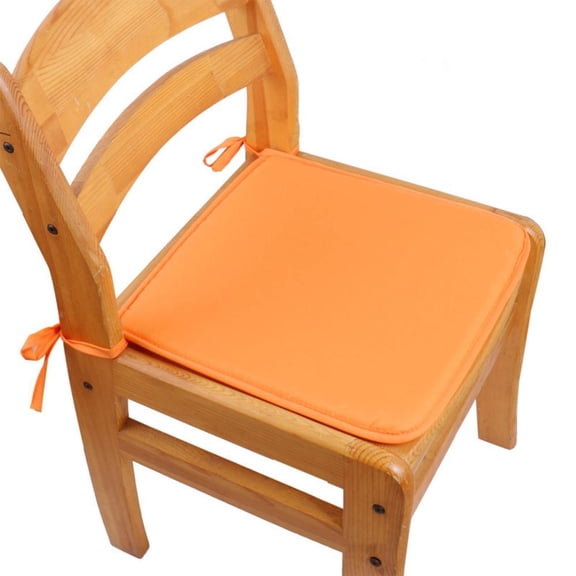 Outoloxit Thickened Non-Slip Chair Cushion 16x16 Inch with Secure Strap for Dining and Office Chairs, All-Season Comfort