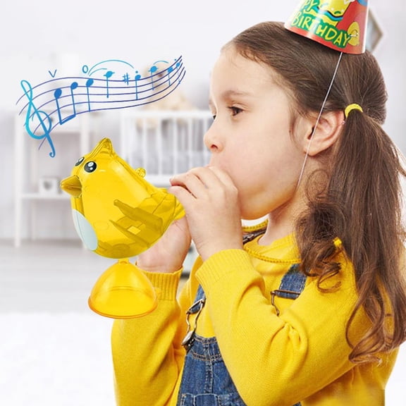 Outoloxit Transparent Water Bird Whistle Dual Sound Mode with Hanging Strap for Outdoor Stress Relief and Creative Gifts