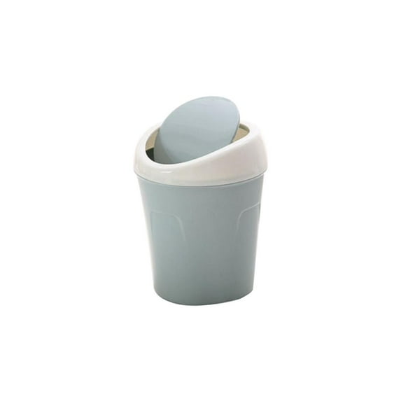 Outoloxit Trash Can, Desktop Trash Can Shakes Cover Living Room Cute Debris Bucket Car Home Desk Restaurant Storage Tube Trash Basket