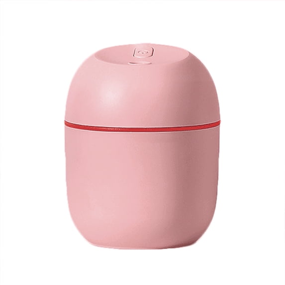 Summer Savings! Outoloxit USB Humidifier with, Quiet Cool Mist Humidifier for Bedroom and Office, Plants, Easy To Clean, Pink