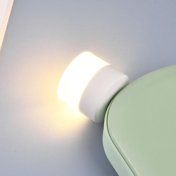 Outoloxit USB Night Light Portable Bedside Lamp for Emergency Power Outage, Car, Desk, with Soft Eye-Caring Light, Plug and Play