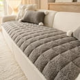thumbnail image 1 of Outoloxit Ultra Soft Thickened Plush Sofa Cushion with Non-Slip Bottom for Straight-Line Couches, Machine Washable Versatile Seat Pad for Home Decor and Gifts, 1 of 5