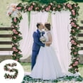 thumbnail image 1 of Outoloxit Valentine's Day Artificial Flower Vines 6.5ft Wedding Arch Garland with Silk Feel Leaves, Faux Rose Vine for Wedding Party Decor, Indoor Outdoor Home Festival Decorations, 1 of 7