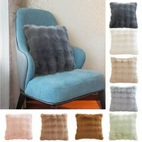 Outoloxit Velvet Faux Fur Decorative Pillow for Sofa and Bedroom with Comfortable Ergonomic Design - Modern Home Decor
