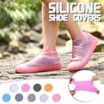 thumbnail image 1 of Outoloxit Waterproof Non-Slip Rain Shoe Covers for Men & Women, L 11.4 Inch, Outdoor Foot Protection, Reusable & Portable, 1 of 7