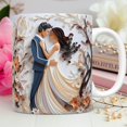 thumbnail image 1 of Outoloxit Wedding Theme Valentine's Day Mug - Ceramic Coffee Cup for Office and Home Use, Microwave & Dishwasher Safe Romantic Gift, 1 of 7
