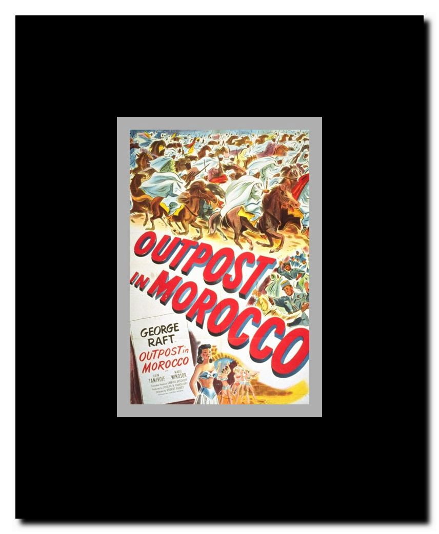 Outpost in Morocco Framed Movie Poster