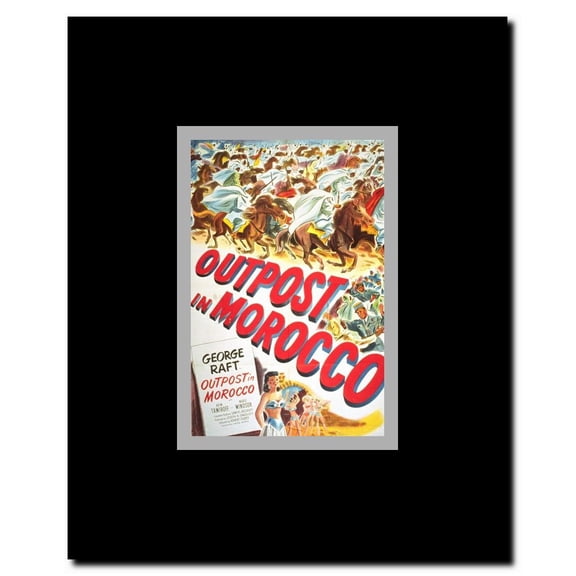 Outpost in Morocco Framed Movie Poster