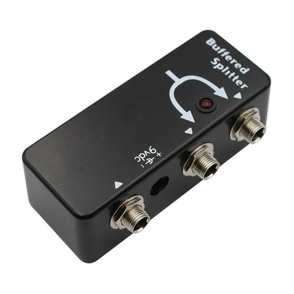 Output Buffer Splitter Guitar Signals Boosters Splitter for Guitar Pedalboards Maintains Pristines Tone Amps Setups