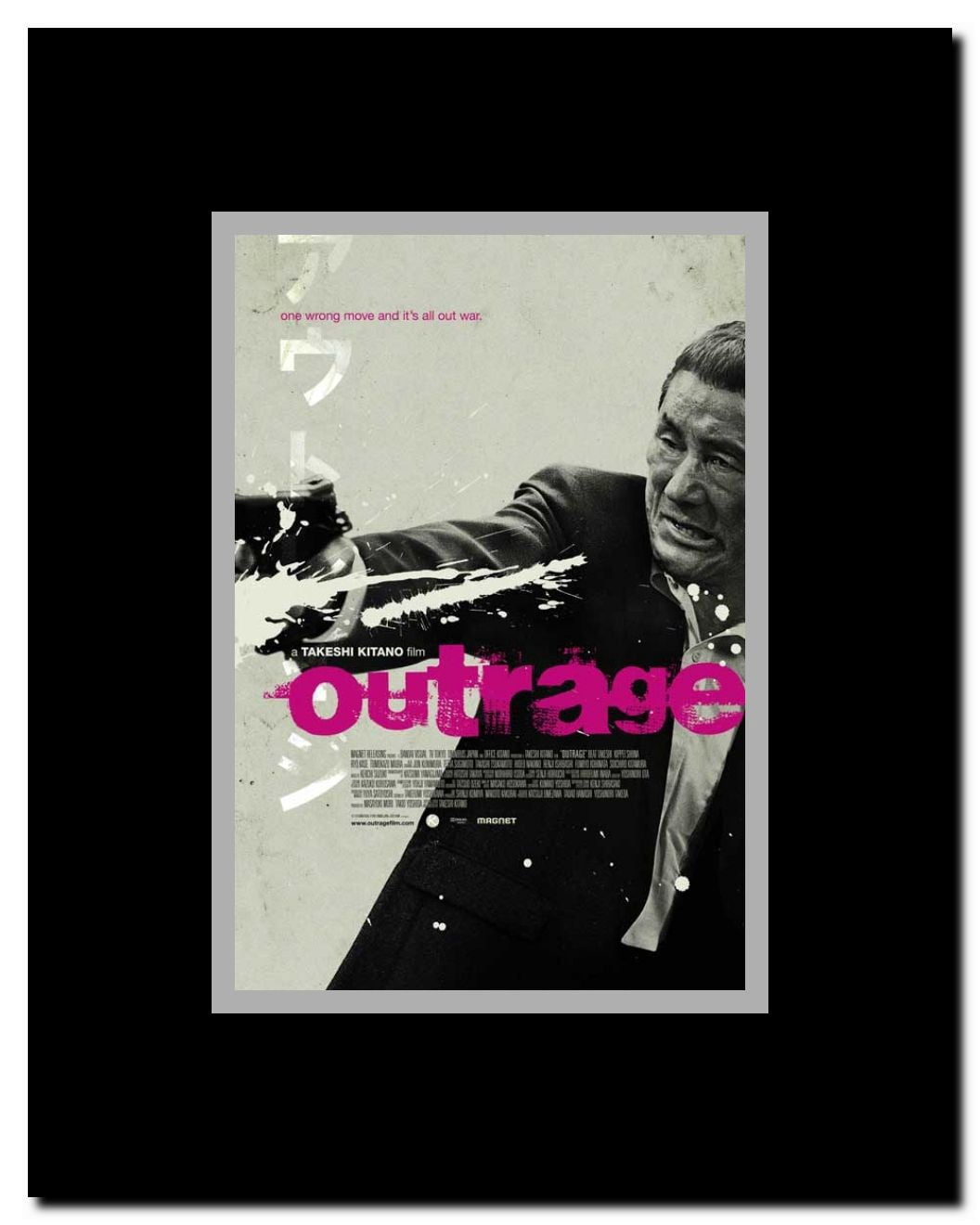 Outrage Framed Movie Poster