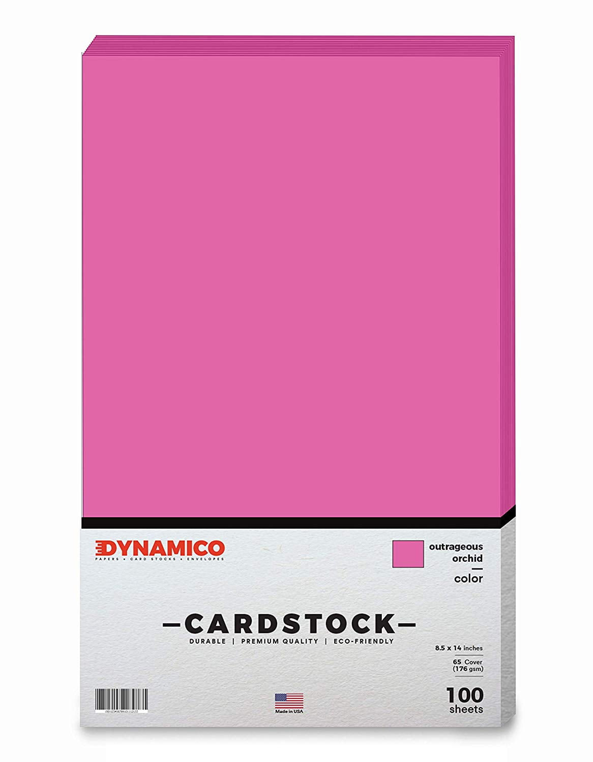 Outrageous Orchid 8.5 x 14" Cardstock Paper - Legal/Menu Size - for Cards and Stationery Printing