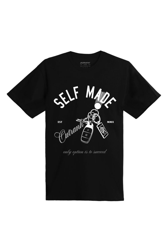 Men Self Made Tee (Black)