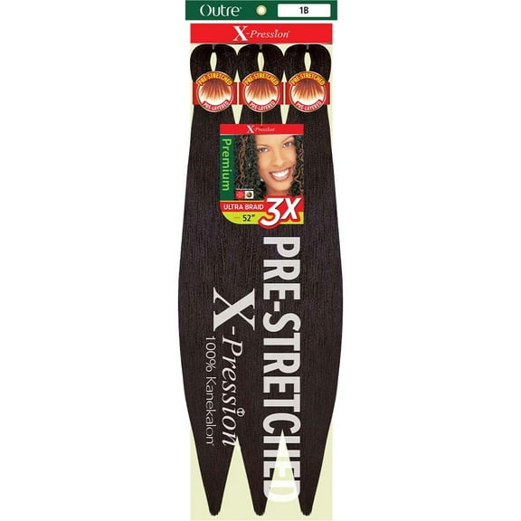 Outre X-Pression Kanekalon 3X Pre Stretched Braid 52"