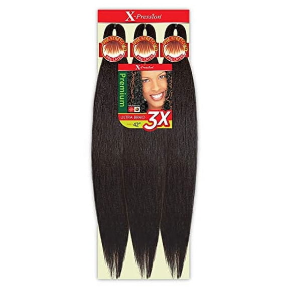 Outre Braids X-Pression Kanekaion 3X Pre Stretched Braid 42" (3-Pack, 2T1B/30)