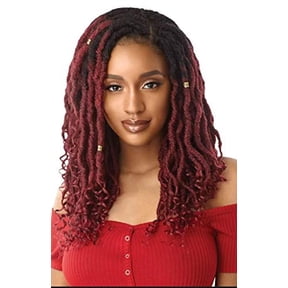 Outre Crochet Braid 30 Stands Wave Bahama Locs 14" (3 Pack, 1B)