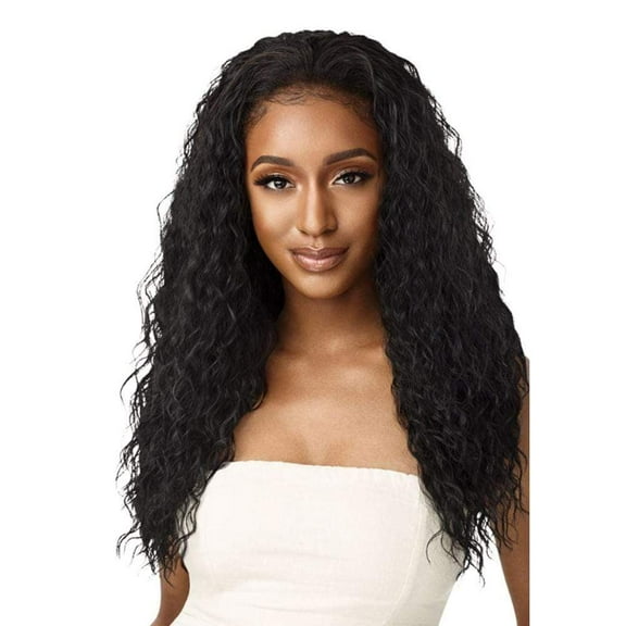 Outre Half Wig Quick Weave Wet N Wavy Beach Curl 24" (1)