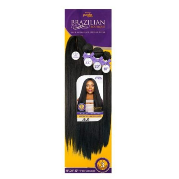 Outre Human Hair Blend Weave Premium Purple Pack