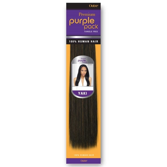 Outre Human Hair Purple Pack Yaki 14