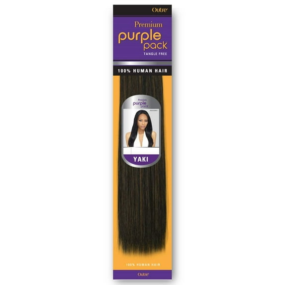 Outre Human Hair Purple Pack Yaki 16