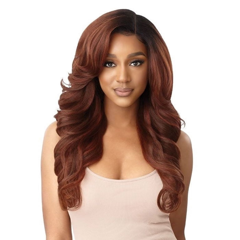 Brown Long and Slick Wig Dark Brown Super Long Human Hair 300% Density 13x6 HD Lace  main image 2